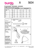 Burda Pattern - 5634 Accessories