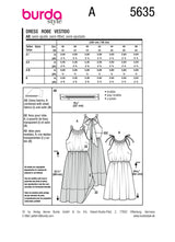 Burda Pattern - 5635 Misses' Dress