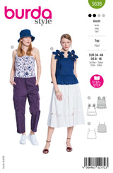 Burda Pattern - 5638 Misses' Top