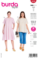 Burda Pattern - 5639 Misses' Dress and Blouse