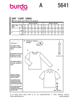 Burda Pattern - 5641 Men's T-shirts