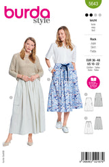 Burda Pattern - 5643 Misses' Skirts