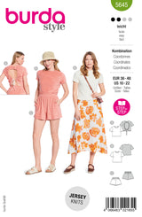 Burda Pattern - 5645 Misses' Shirt and Shorts