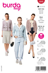 Burda Pattern - 5649 Misses' Jackets