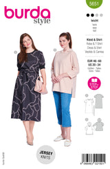 Burda Pattern - 5651 Misses' Hoodie and Dress