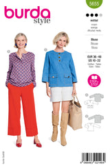 Burda Pattern - 5655 Misses' Blouses