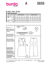 Burda Pattern - 5659 Misses' Dress