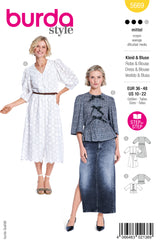 Burda Pattern - 5669 Misses' Dress and Blouse