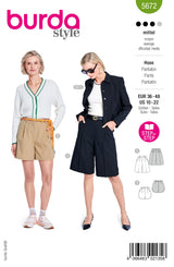 Burda Pattern - 5672 Misses' Shorts