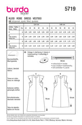 Burda 5719 - Dress