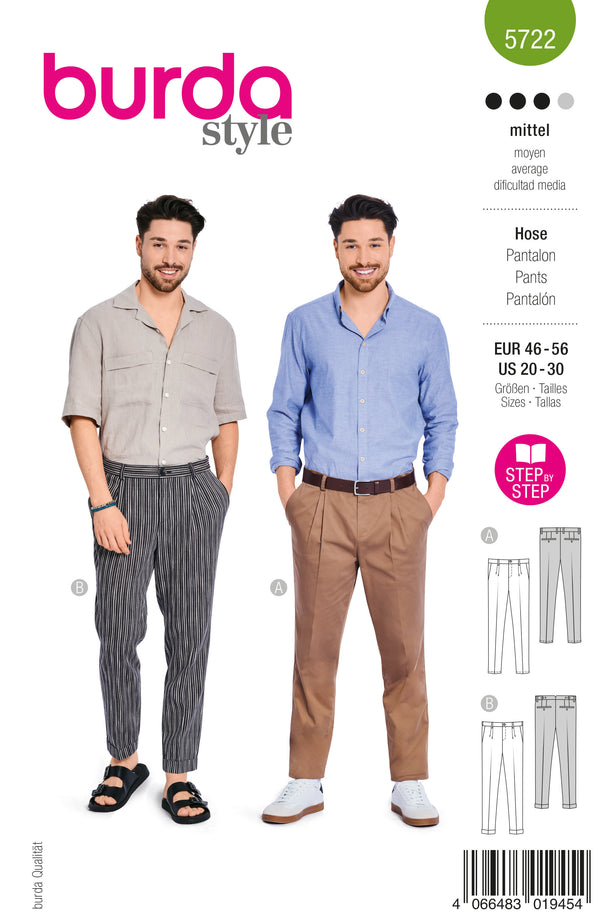 Burda 5722 - Trousers