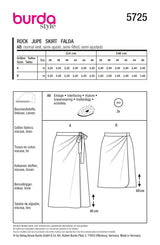 Burda 5725 - Jupe