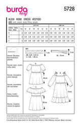 Burda 5728 - Robe
