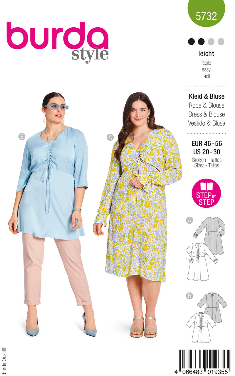 Burda 5732 - Dress & Blouse