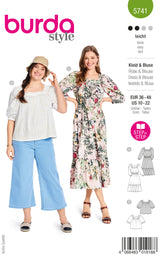 Burda 5741 - Blouse & Dress