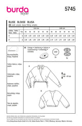 Burda 5745 - Blouse