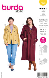 Burda 5747 - Jacket & Coat