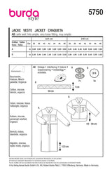 Burda 5750 - Jacket