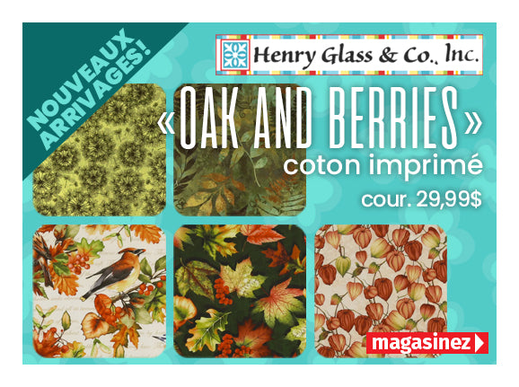 New arrival oak and berries