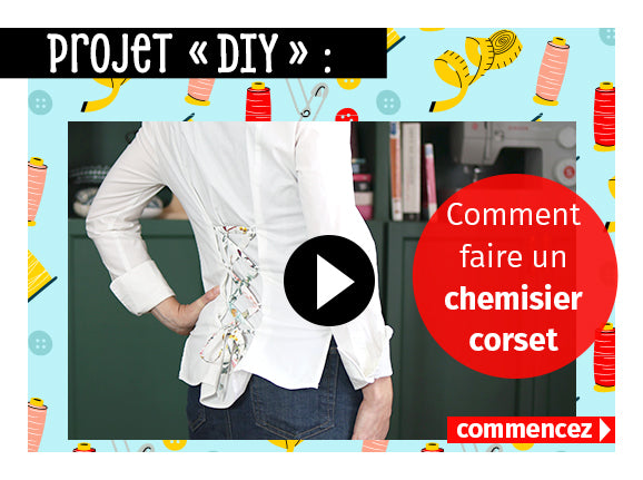 DIY Corset shirt