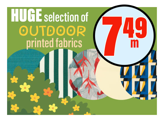 National Bargain Week Outdoor fabrics