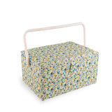 Large Decorative Case - Teal/Yellow Floral