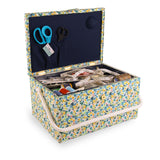 Large Decorative Case - Teal/Yellow Floral