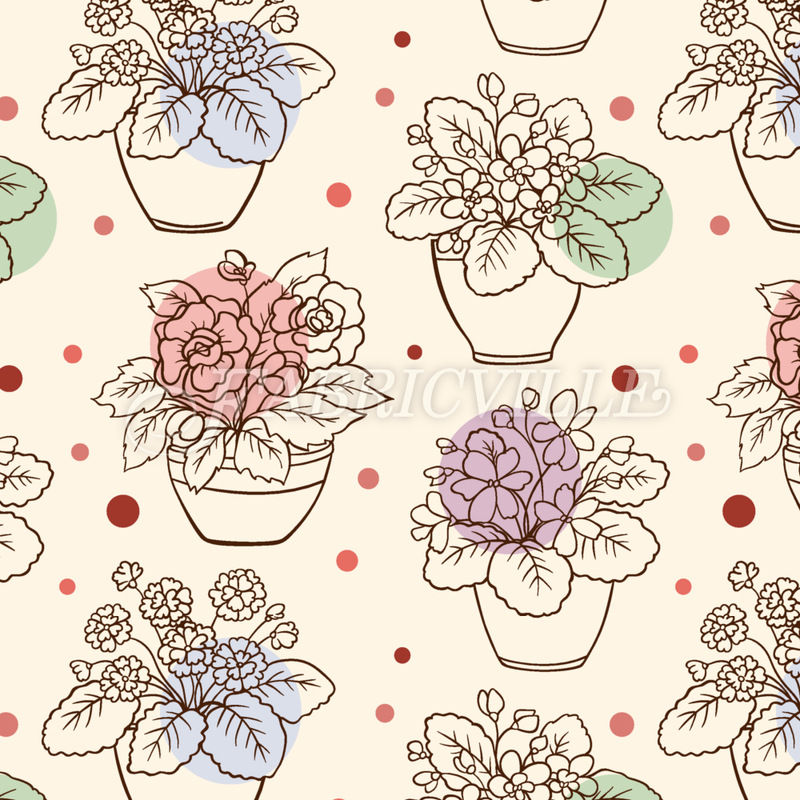 Fleurs en pots