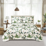 Montebello 3 pcs Quilt set - Garden - Green