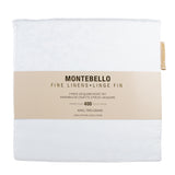 Montebello - 400 Thread Count Jacqquard 3 pc Duvet cover  - White