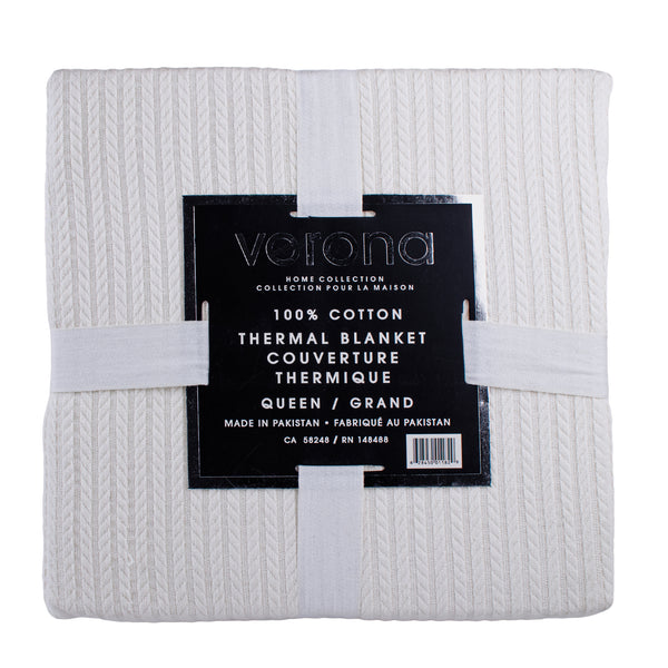 Verona - Thermal Blanket 280 gsm  - White