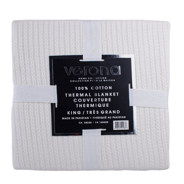 Verona - Thermal Blanket 280 gsm  - White