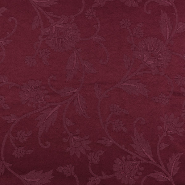 Tablecloth Fabric - Coventry - Floral - Wine