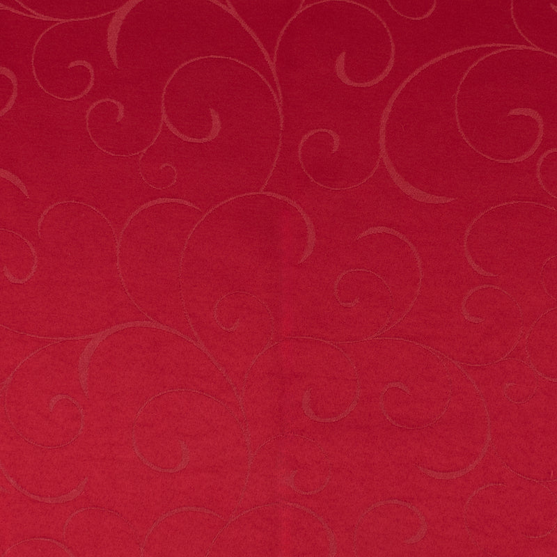 Tablecloth Fabric - Julietta - Scroll - Red