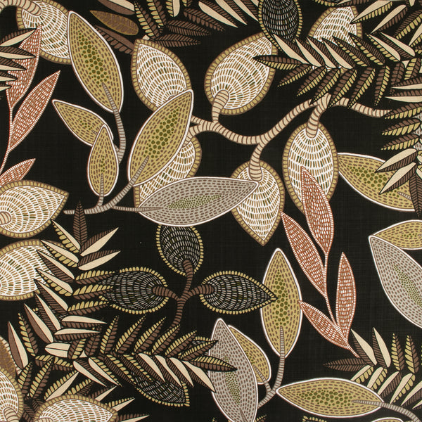 Tissu décor maison - Imprimé Euro - Uluru - Brun