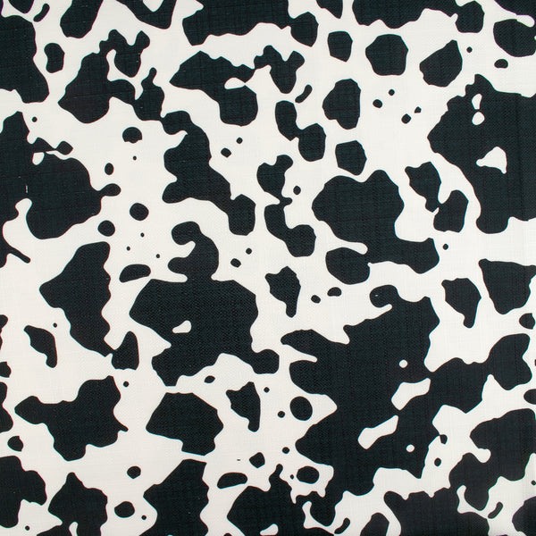 Tissu décor maison - Vache - Noir