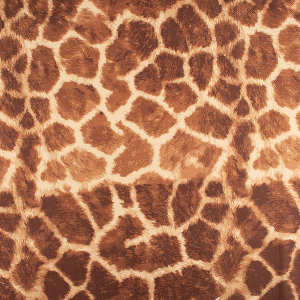 Tissu décor maison - Girafe - Brun Pâle