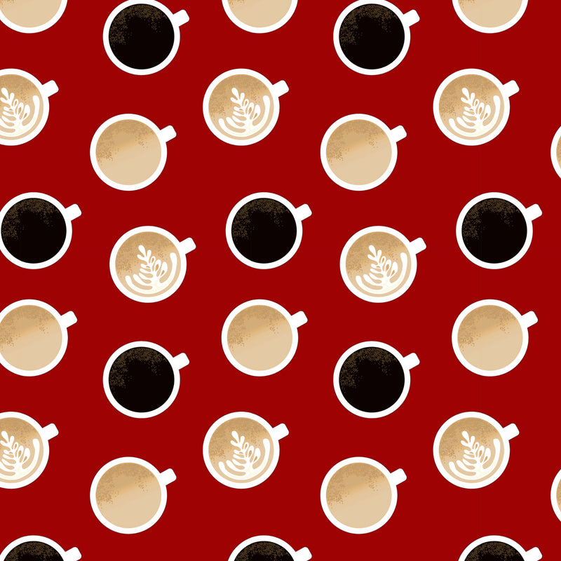 Home Decor Fabric - BERLIN - Latte Red