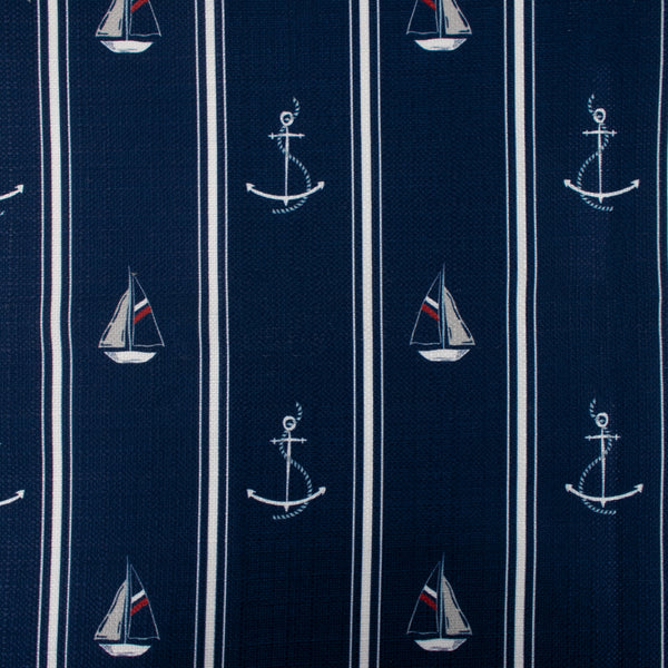 Home Decor Fabric - BERLIN - Stripe Navy