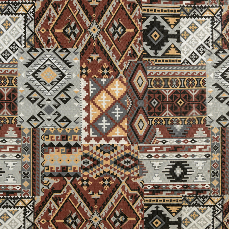 Home Decor Fabric - Bianca Collection - Sharia - Rust