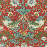 Home Decor Fabric - William Morris - Strawberry Thief - Red
