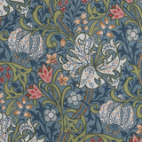 Tissu décor maison - William Morris - <Golden Lily> - Bleu
