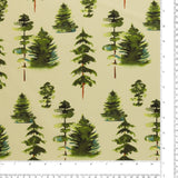 Tissu à nappe imprimé - Utilitaire - Collection de Noel - 001 - Crème
