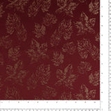 Tissu à nappe imprimé - Utilitaire - Collection de Noel - 008 - Grenat