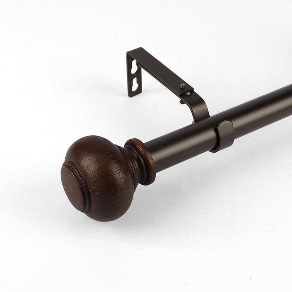Doorknob - Metal rod set - Natural Wood
