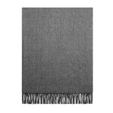 Decorative Throw - Faux Cashemire - Charcoal - 50 x 60 inch (127 x 152 cm)