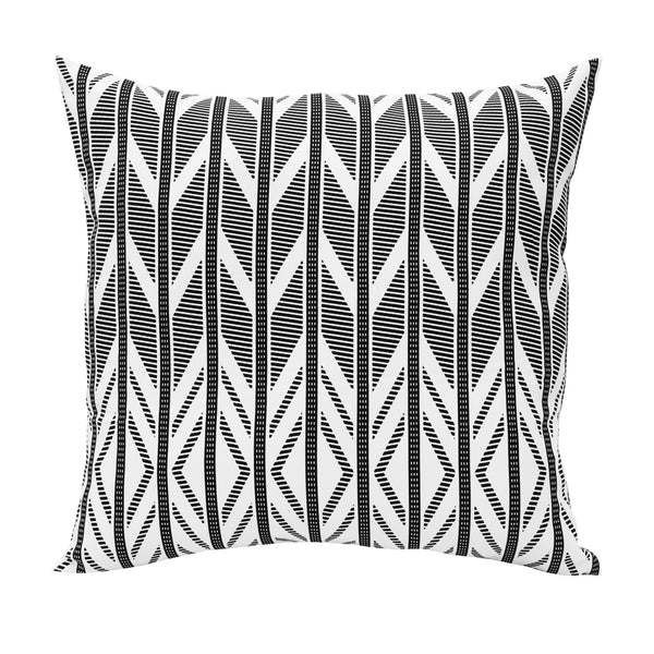 Decorative Outdoor Cushion - Geo - Offwhite - 24 x 24''
