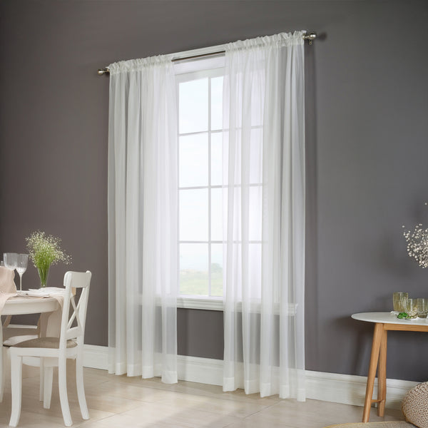 MRTREES 2 Pièces de Rideaux Voilage Beige 140x150cm Galon Fronceur MRTREES 2 Pièces de Rideaux Voilage Beige 140x150cm Galon Fronceur