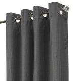 Blackout Grommet curtain panel - Edison - Charcoal
