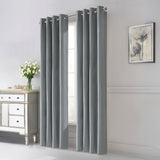 Blackout Grommet curtain panel - Edison - Blue